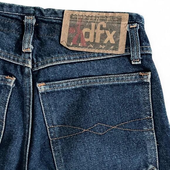 90s Y2k low rise jeans Button Fly size 3 Flares 26 in. waist - Picture 7 of 8